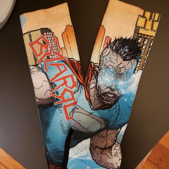 DC Comics "Forever Evil" Bizarro Socks - Picture 2 of 3
